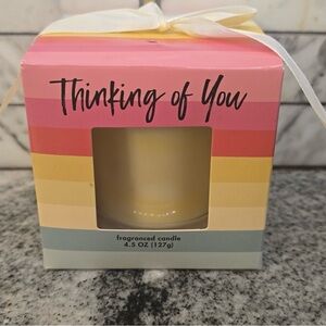 Thinking of You Fragranced Candle - Yellow